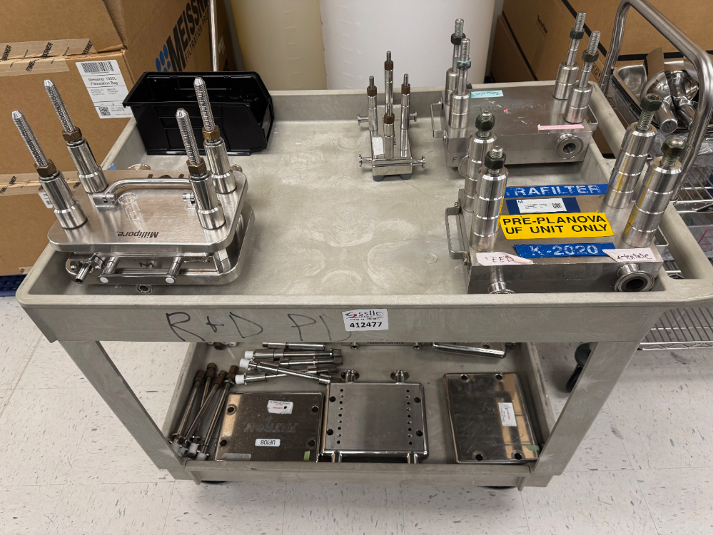 Image of Stainless Steel Filter Cassette Holders and Parts